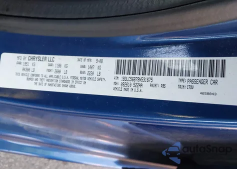 2009 Dodge Avenger Sxt from USA, damaged, VIN 1B3LC56B79N531675